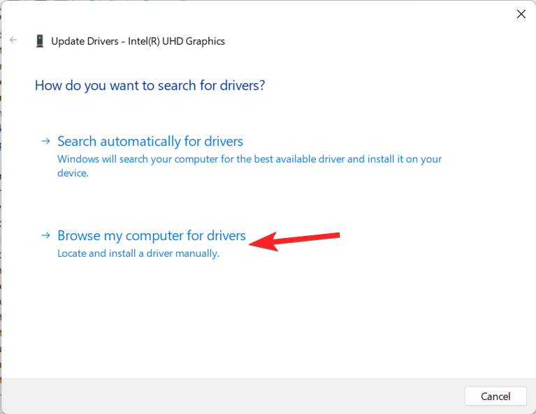 How to Fix Stretched Screen Issue in Windows 11 7 Browse my computer for drivers