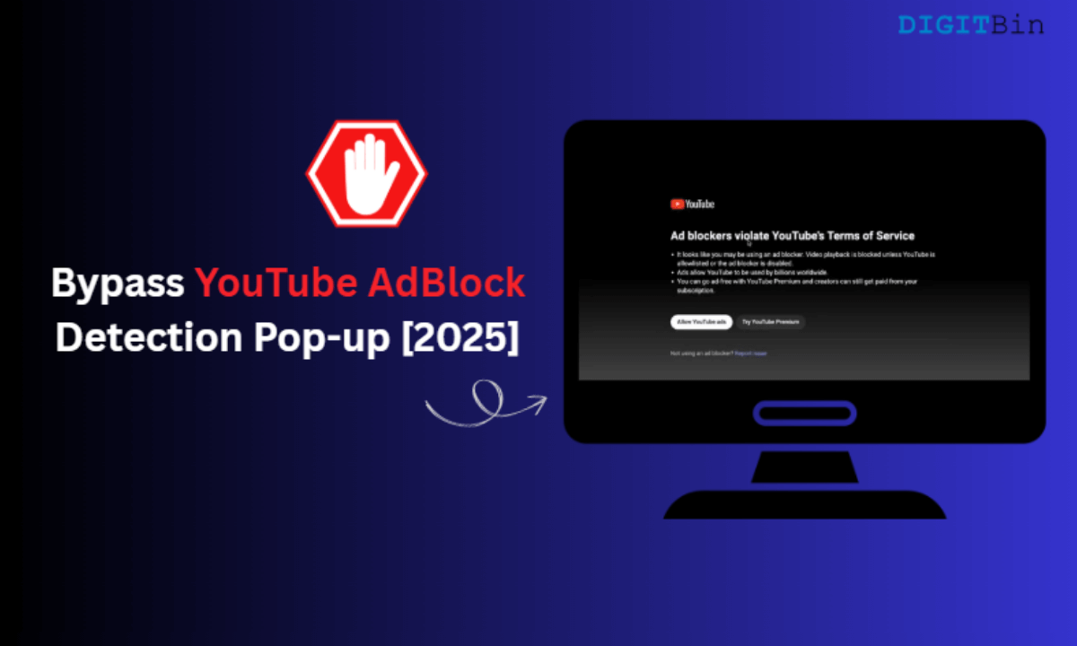 How to Bypass YouTube Adblock Detection on Chrome? 1 Bypass YouTube Adblock Detection Pop up 2025