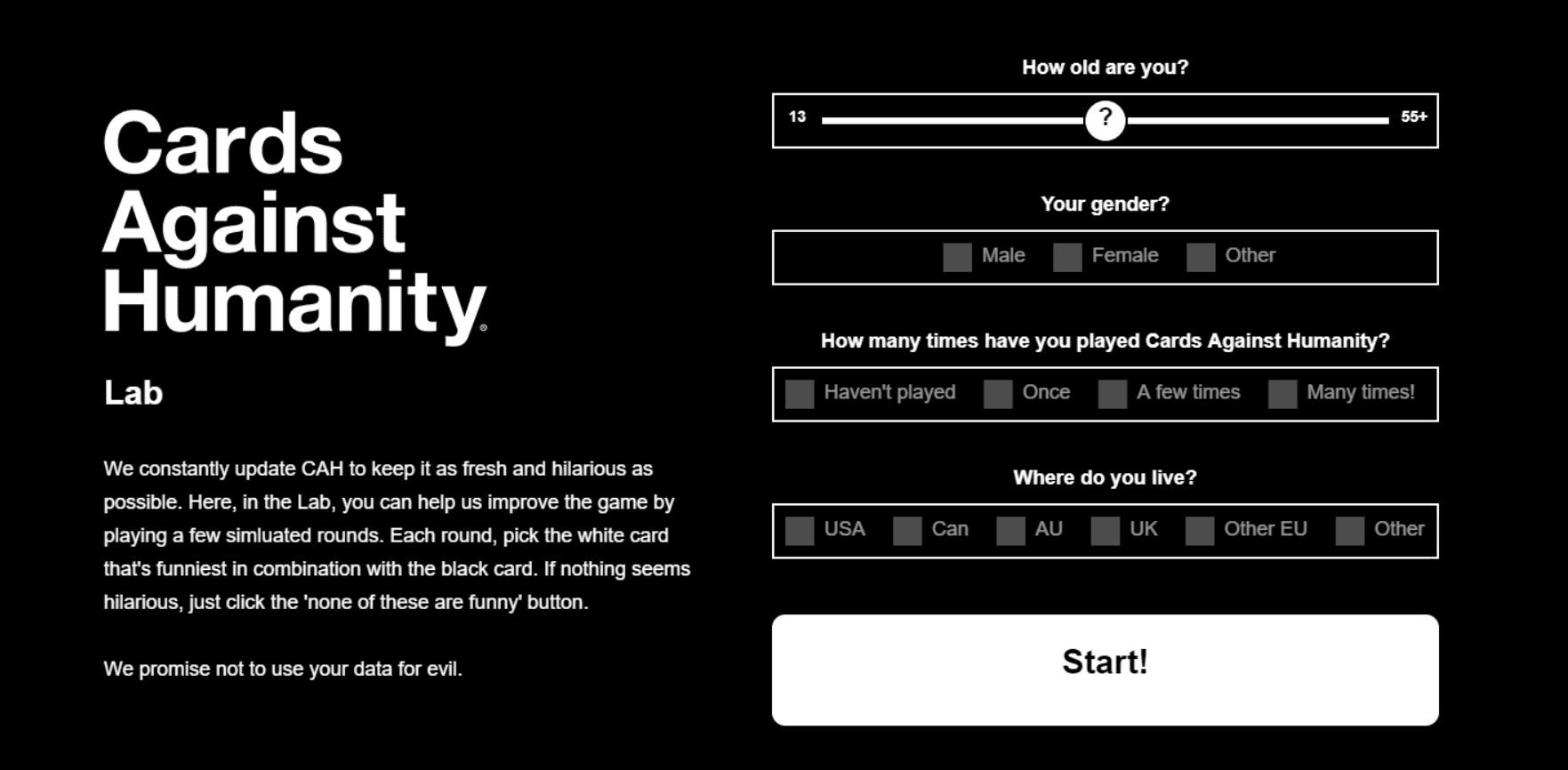 How to Play Card Against Humanity Online with Friends? 2 CAH Lab
