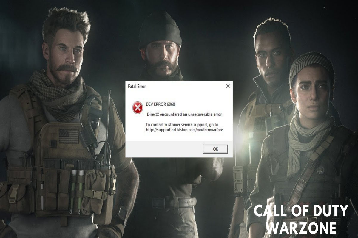 Fix: COD Warzone Pacific And Vanguard Dev Error 6068 1 Fix: COD Warzone Pacific And Vanguard Dev Error 6068