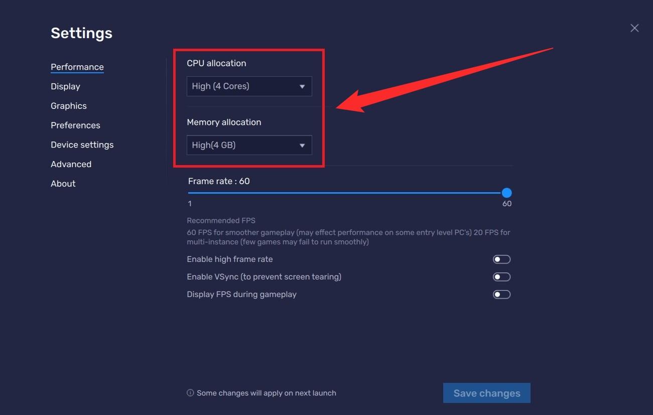 Fix BlueStacks Lag: Make Android Emulator Faster 8 CPU and Memory Allocation