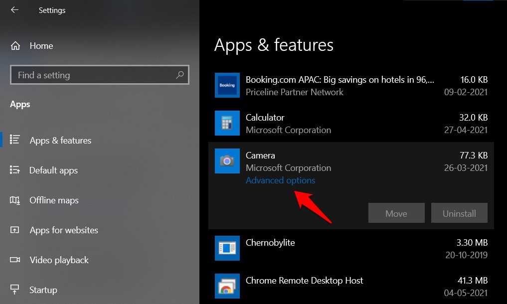 Fix Windows Camera Error Code 0xa00f4243 (0xc00d3704) 14 Camera App Advanced Options