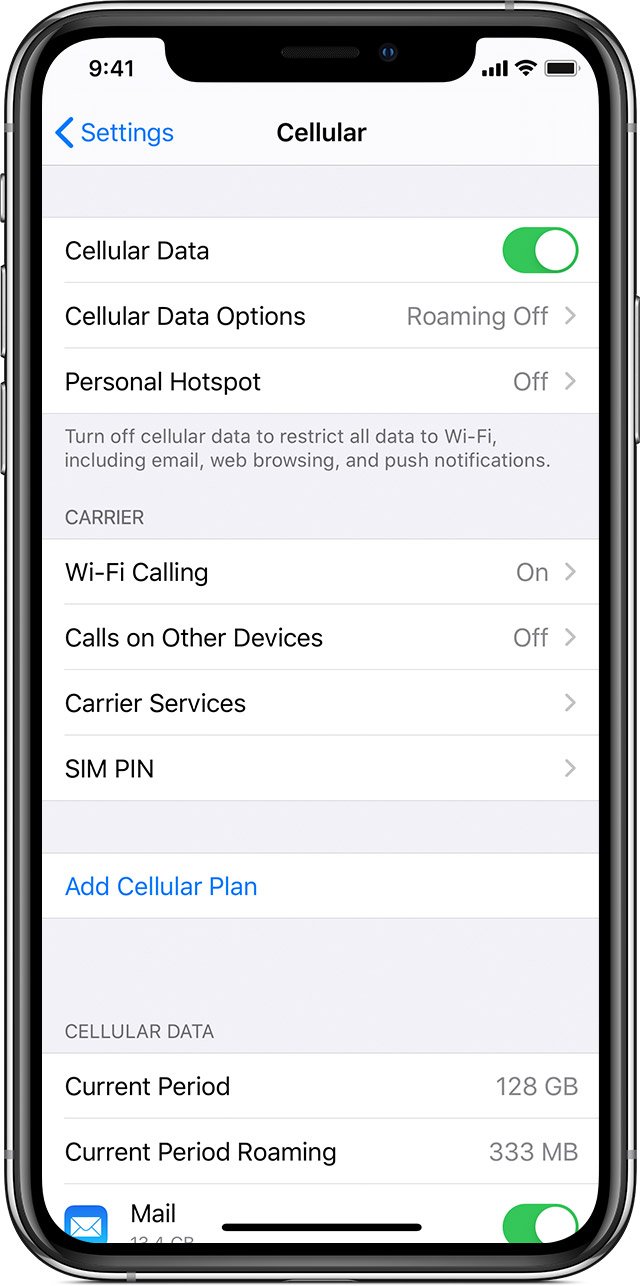 iPhone No Service (SIM Network) Error Fix 4 Cellular Data