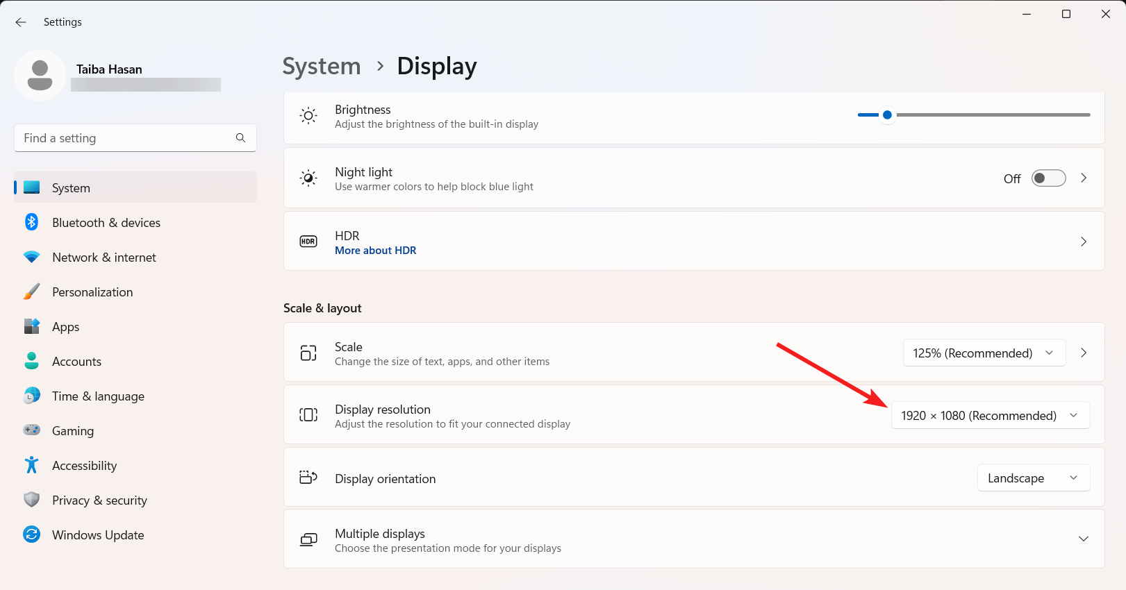 How to Fix Stretched Screen Issue in Windows 11 3 Change Display Resolution