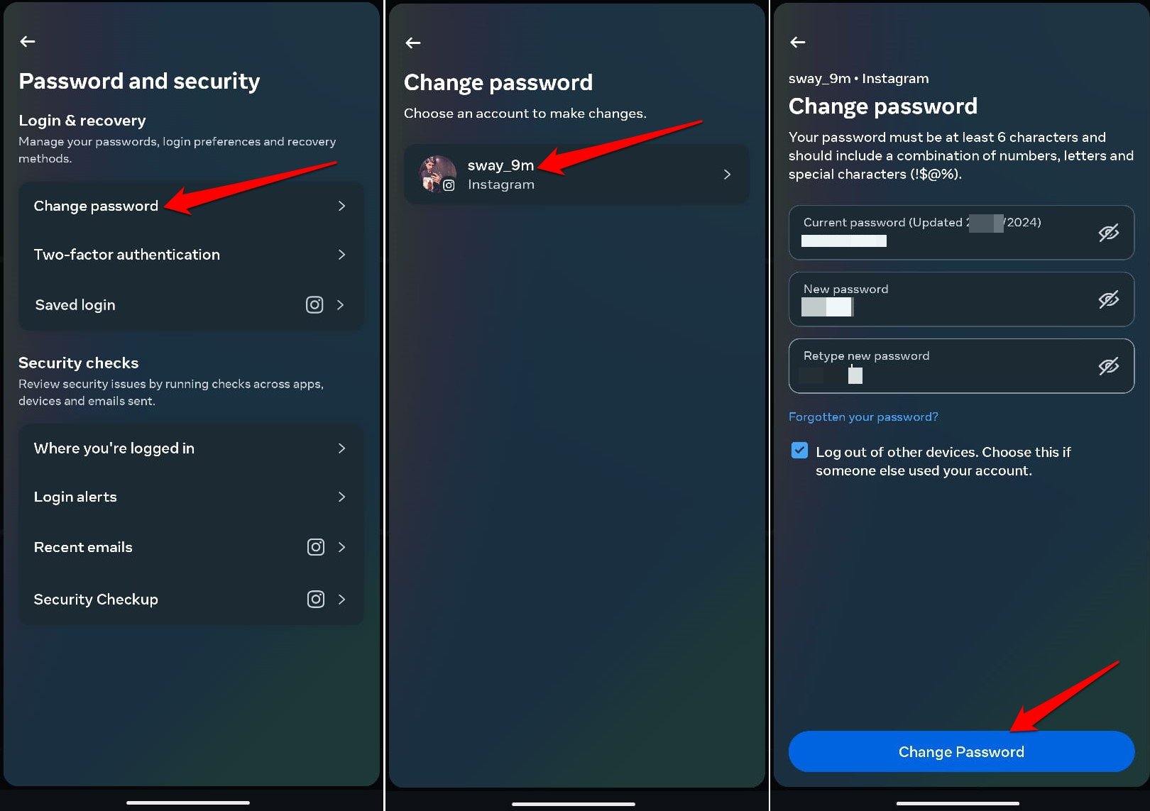 How to Fix Instagram Keeps Logging Me Out? 15 Change Instagram Password