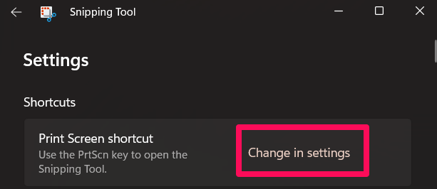 How to Fix The Windows 11 Snipping Tool Broken Error? 6 Change in settings