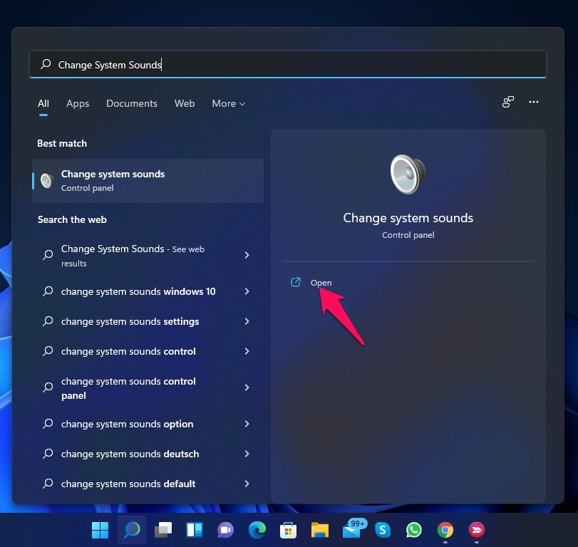 Skype Stereo Mix Not Working in Windows 11? Fix it now 7 Change System Sounds