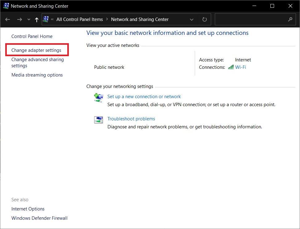 How to Speed Up Downloads on Windows 10? 14 Change adapter settings