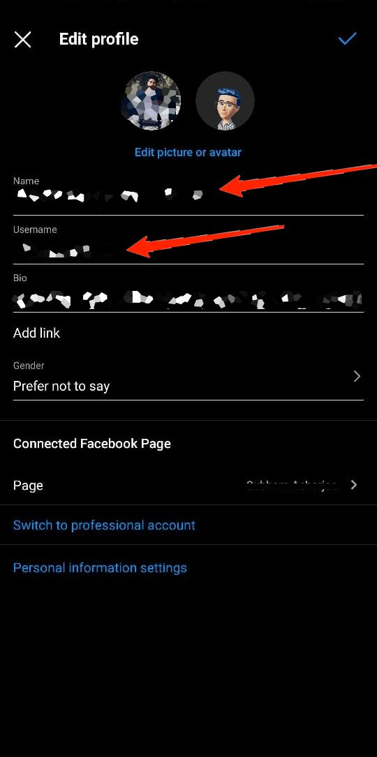 How to Hide Instagram Account from Search? 5 Change your Profile and Username