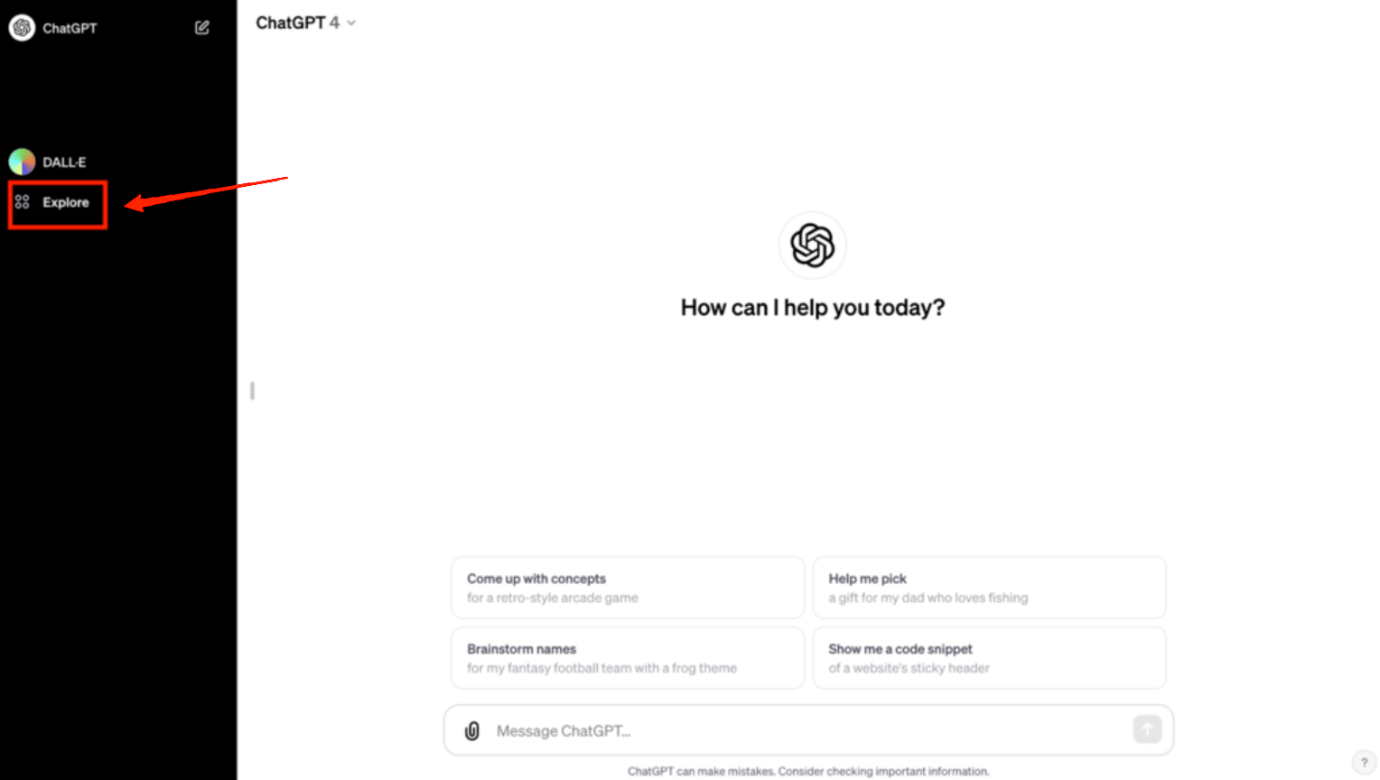 How to Create a Custom ChatGPT Assistant for Fast Responses 3 Now, click on Explore on the left-hand sidebar. This will take you to a page displaying a list of GPT's created by OpenAI.