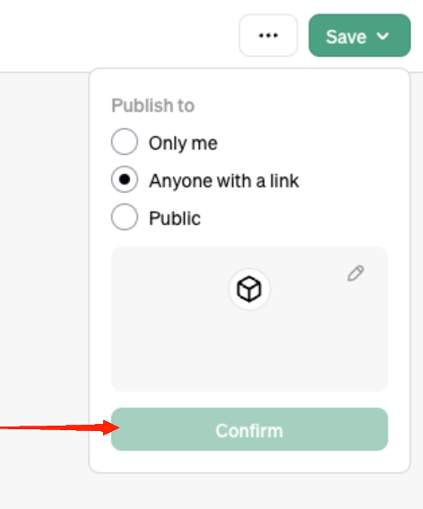 How to Create a Custom ChatGPT Assistant for Fast Responses 7 Once you are satisfied with the product, click on 'Save'.