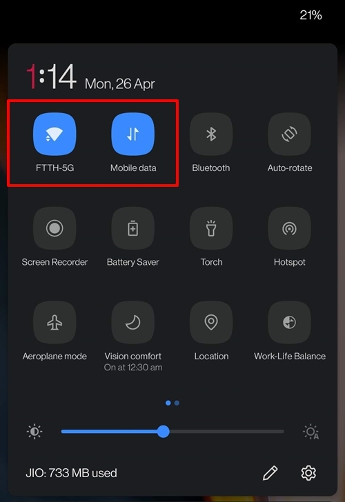 Fix Internet Not working on OnePlus Mobiles 3 Check Data is ON
