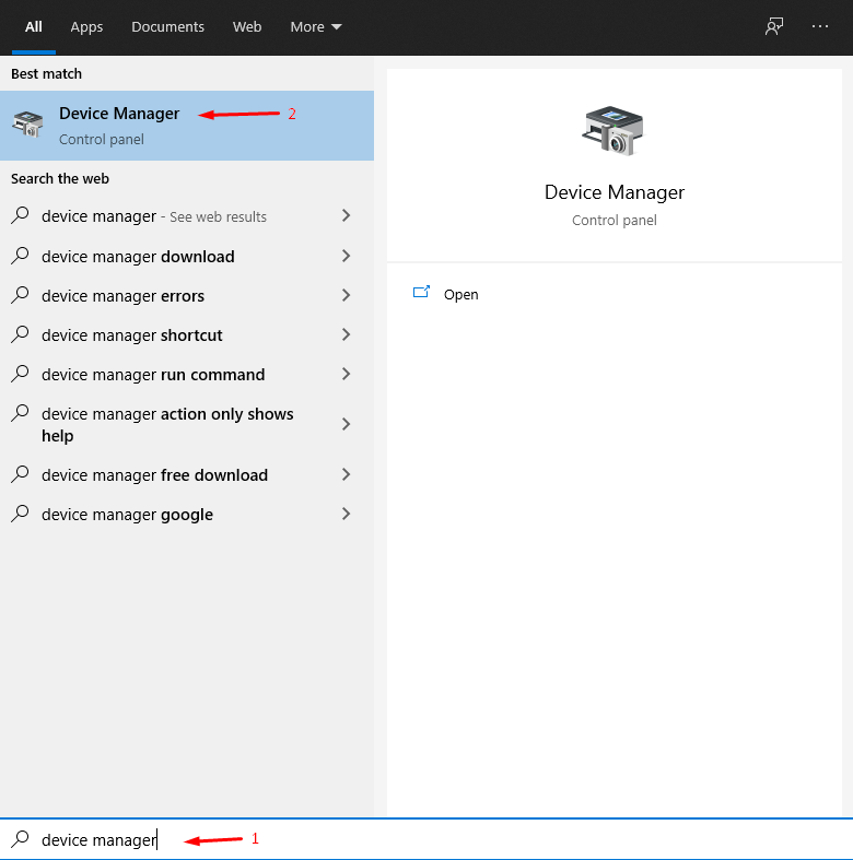 How to Enable TPM 2.0 in Motherboard BIOS? 2 Press the Start key and search for “Device Manager” and then open it