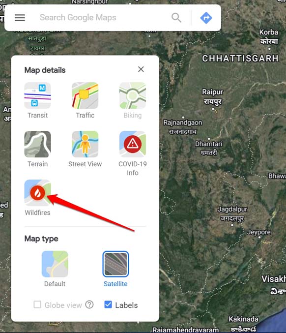 How to Check Air Quality Index and Wildfires on Google Maps? 10 Check wildfires on google maps