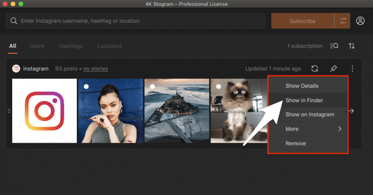 4K Stogram | Download Instagram Stories, Videos and Photos 6 Check_in_Folder