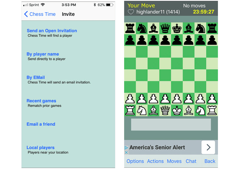 10 Best Brainy Multiplayer Puzzle Games for Mobile 2 Chess Time