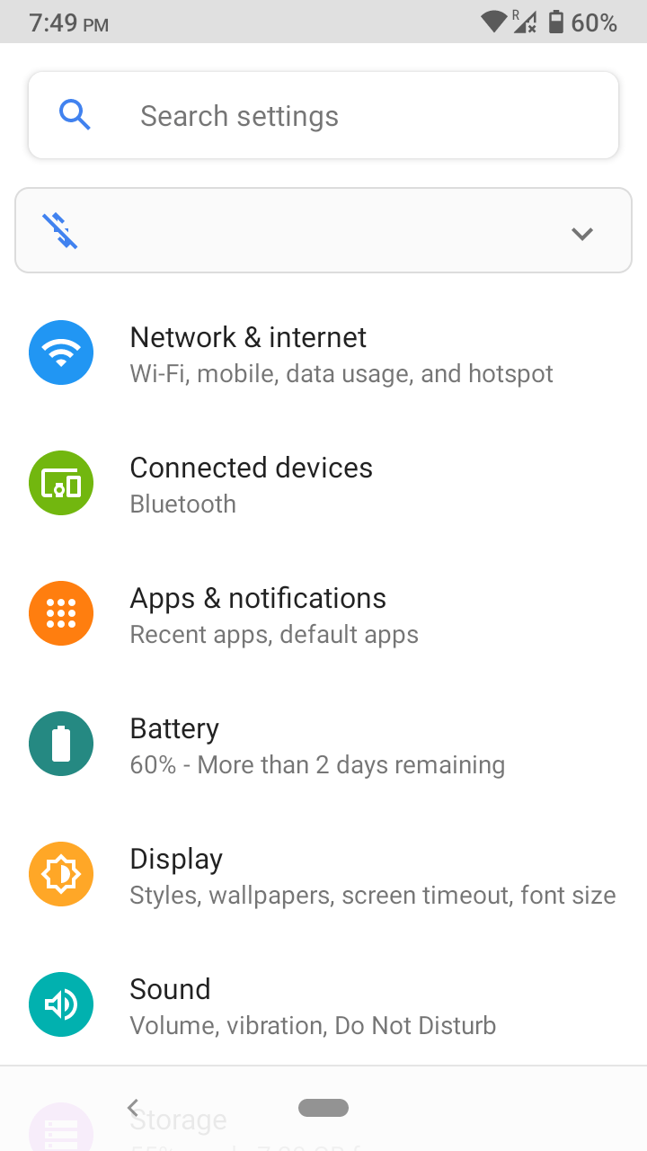 How to Use Bluetooth Send Files from Android to Windows? 2 Choose “Connected Devices” on Android 10 devices or later