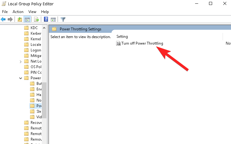 How to Setup and Use Power Throttling in Windows 11? 10 Choose Turn off power throttling feature