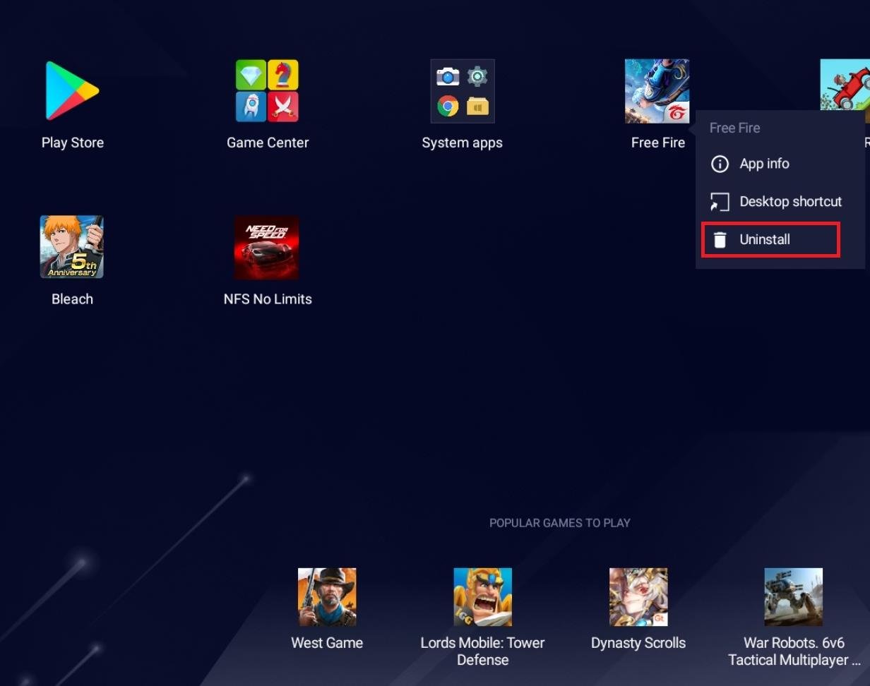 How to Install and Use BlueStacks on Windows 11? 23 Choose Uninstall option from the context menu