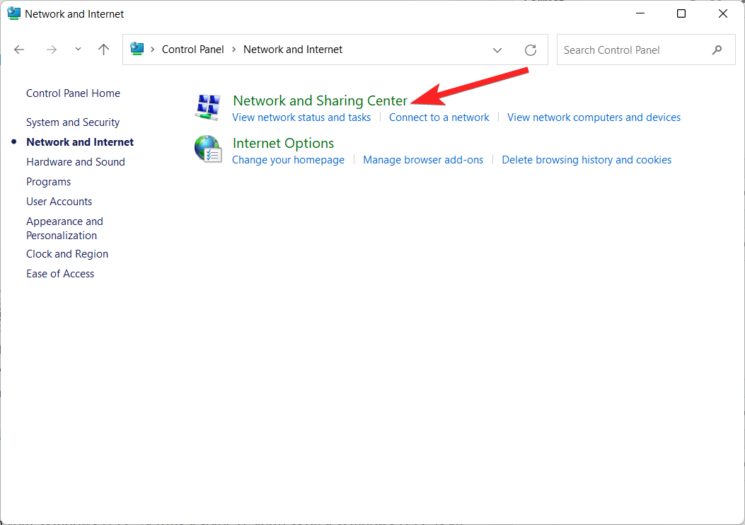 How to Set a Static IP Address on Windows 11? 19 Choose network and sharing center