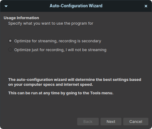 Choose one and then click on the “Next” option