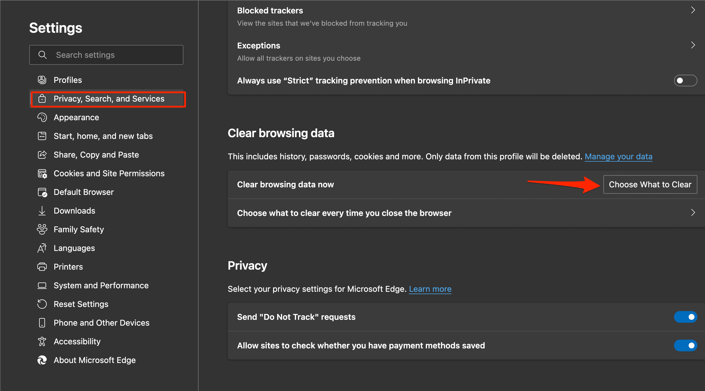 Bing Not Working on Edge Browser: Here's How to Fix it! 5 Choose What to Clear