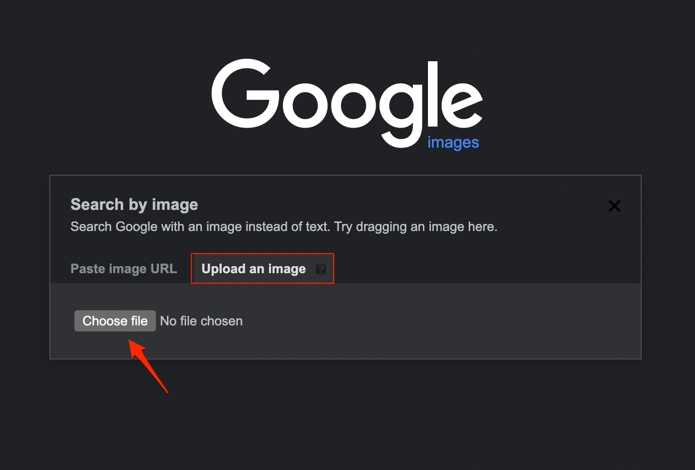 How to Use Google for Reverse Video Search? 4 Choose the file