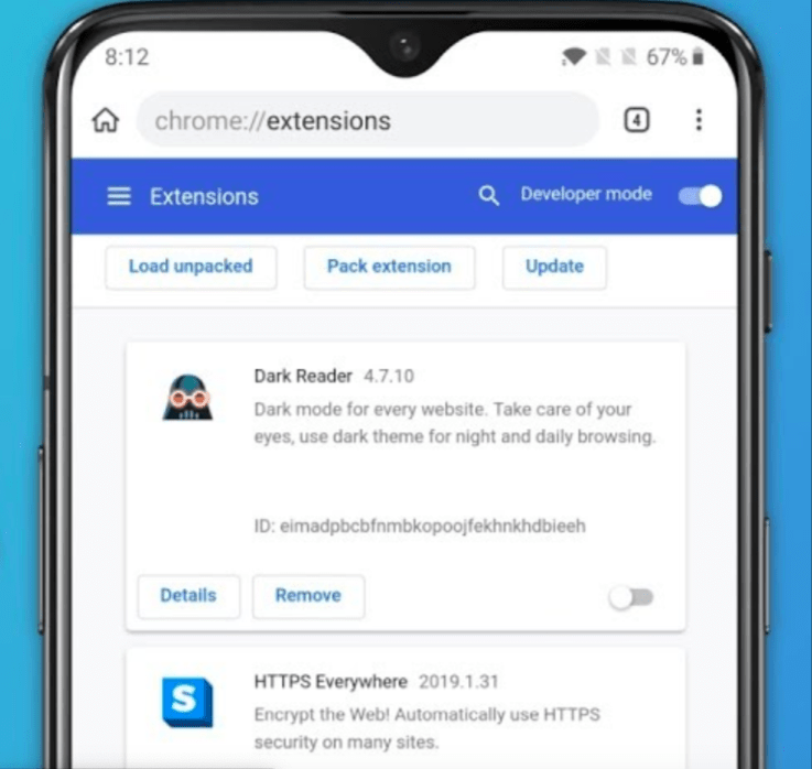 Install Google Chrome Extensions on Android Browser 5 Chrome Extension for kiwi Android
