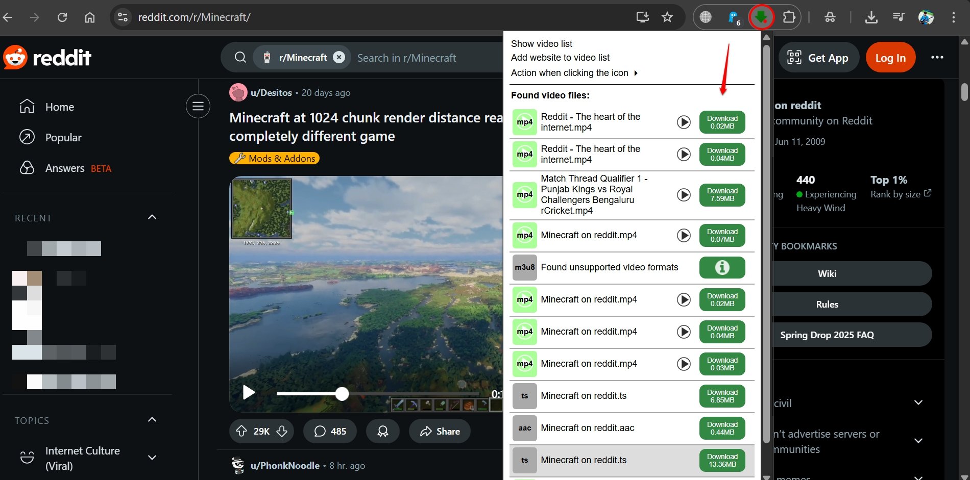 Download Videos from Any Website: Grab Embedded Videos 6 Chrome Extension