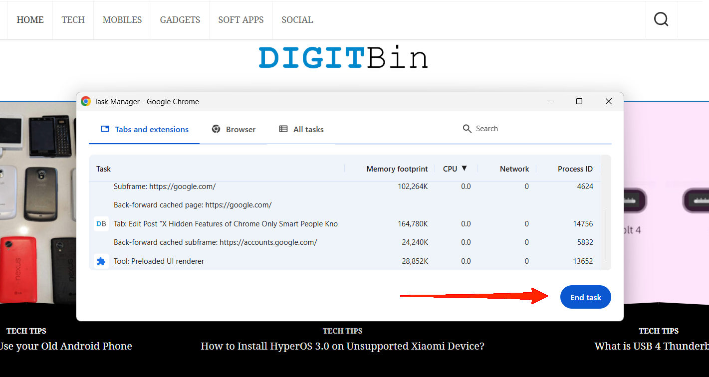 7 Hidden Features of Chrome Only Smart People Know 5 Chrome's Own Task Manager