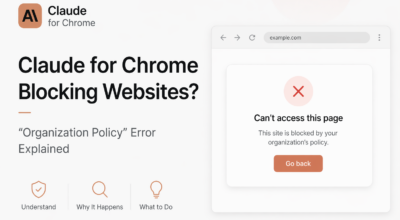 Claude for Chrome Blocking Websites