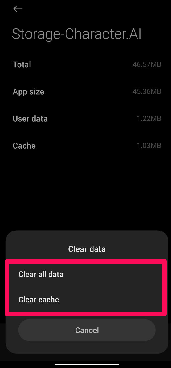 How to Fix Character.AI App Not Working on Android? 5 Clear Cache and Data