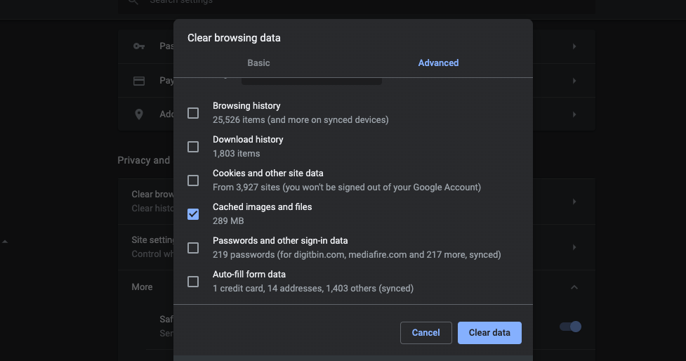 Sluggish Chrome? Tips to Speed Up your Browser on PC 7 Clear Cache in Settings