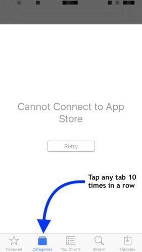 Fix iPhone Won't connect to the app store 2 Clear Cache