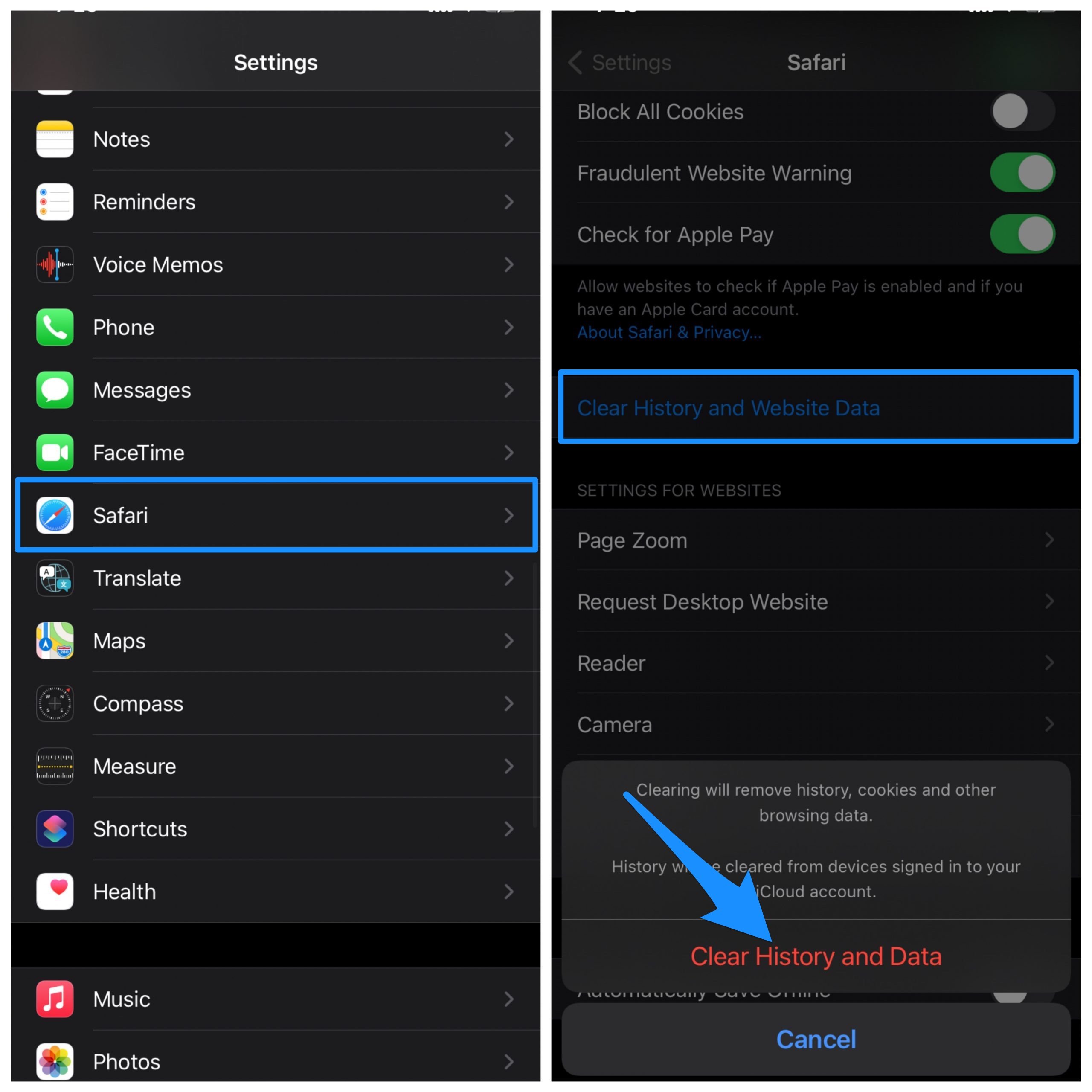 How to Clear Data of App on iPhone? 8 Clear Safari Data and History
