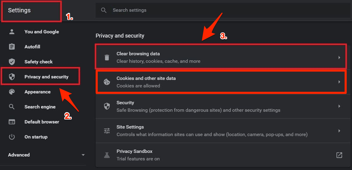 How to Fix Gmail Temporary Error? 5 Clear_Browsing_Data_and_Cache