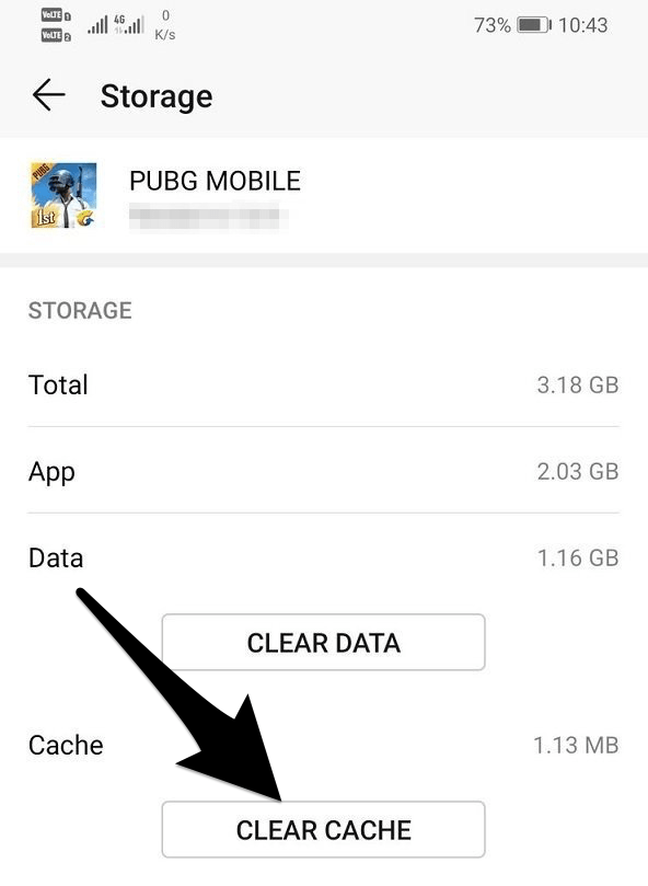 PUBG Mobile Maps Not Downloading Fix (nan% Error) 3 Clear_Cache_PUBG_Mobile_Korea