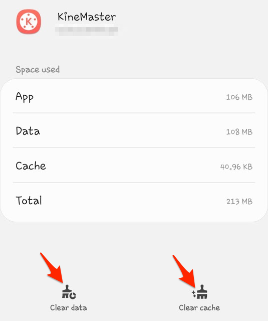 How to Troubleshoot Problems on the KineMaster App? 5 Clear Data and Cache KM
