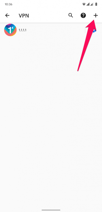 How to manually add a VPN Profile on Android Phone? 5 Click Plus