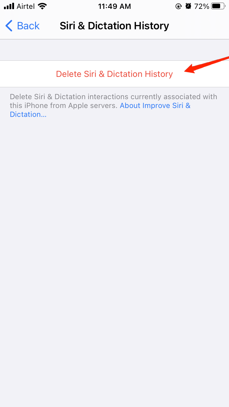 How to Fix Slow Spotlight Search on iPhone? 6 Click delete and follow the on-screen instructions to confirm the same