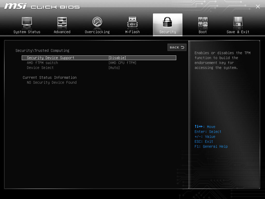 How to Enable TPM 2.0 in Motherboard BIOS? 11 Click on “Security Device Support” to continue
