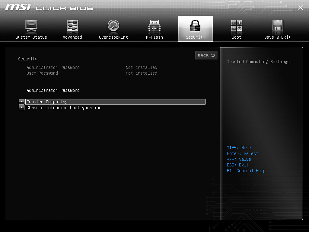 How to Enable TPM 2.0 in Motherboard BIOS? 10 Click on “Security” from the main menu