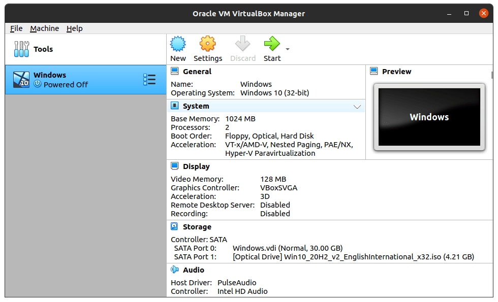 How to Run and Use Windows 10 in Linux PC? 19 Click on “Settings” located at the top
