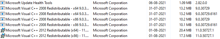 Fix - The Application Was Unable To Start Correctly (0xc0000142) 11 Click on “Uninstall” to view all packages