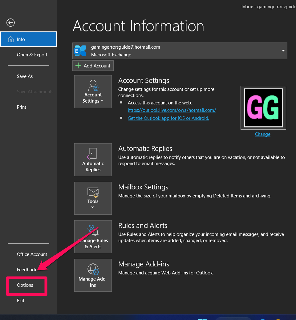 How to Move Outlook Navigation Toolbar to Bottom 6 Click options