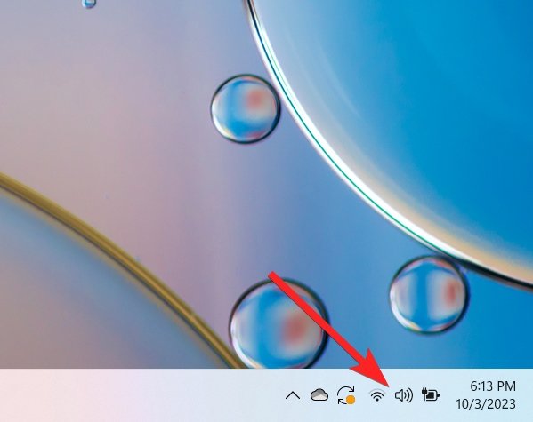 Click the Quick Settings icon