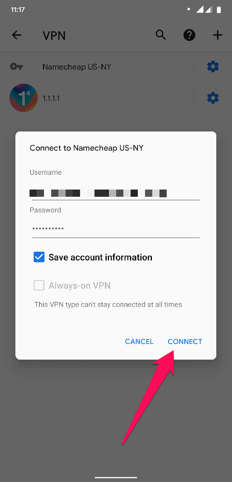 How to manually add a VPN Profile on Android Phone? 12 Click to Connect to VPN