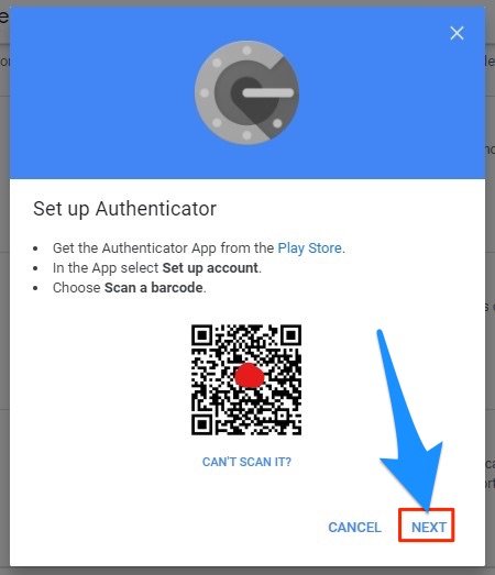 How to Set Up Google Authenticator Easily? 11 Click Next