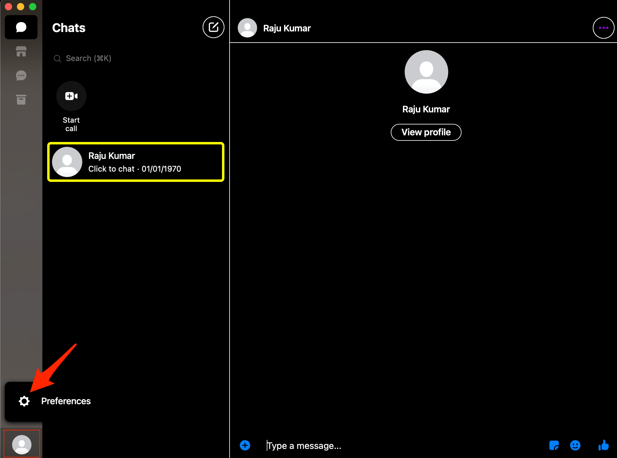 How to Facebook Messenger Not Working on Mac? 6 Click on Preferences