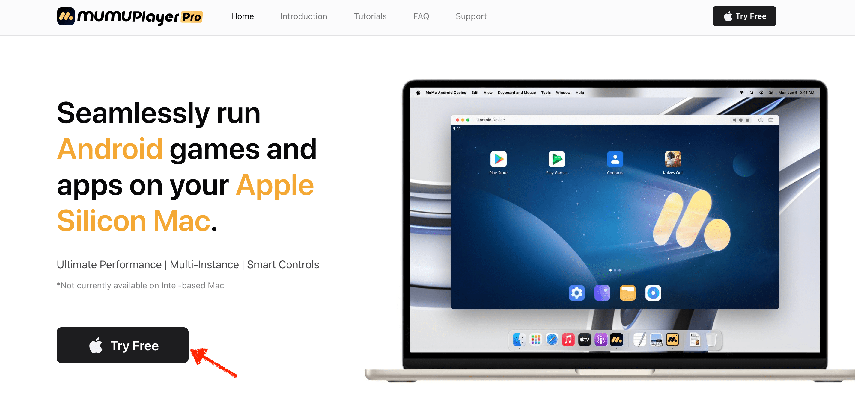 Android Emulator for Mac M3 3 Click on "Try Free" and download the dmg installer file